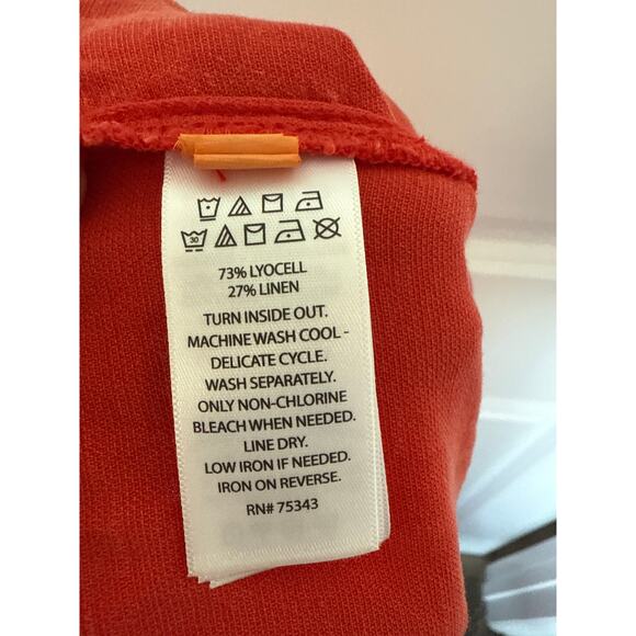 NWT Calypso St. Barth Vintagelook Linen Blend Ruffle Maxi, L - Picture 6 of 6